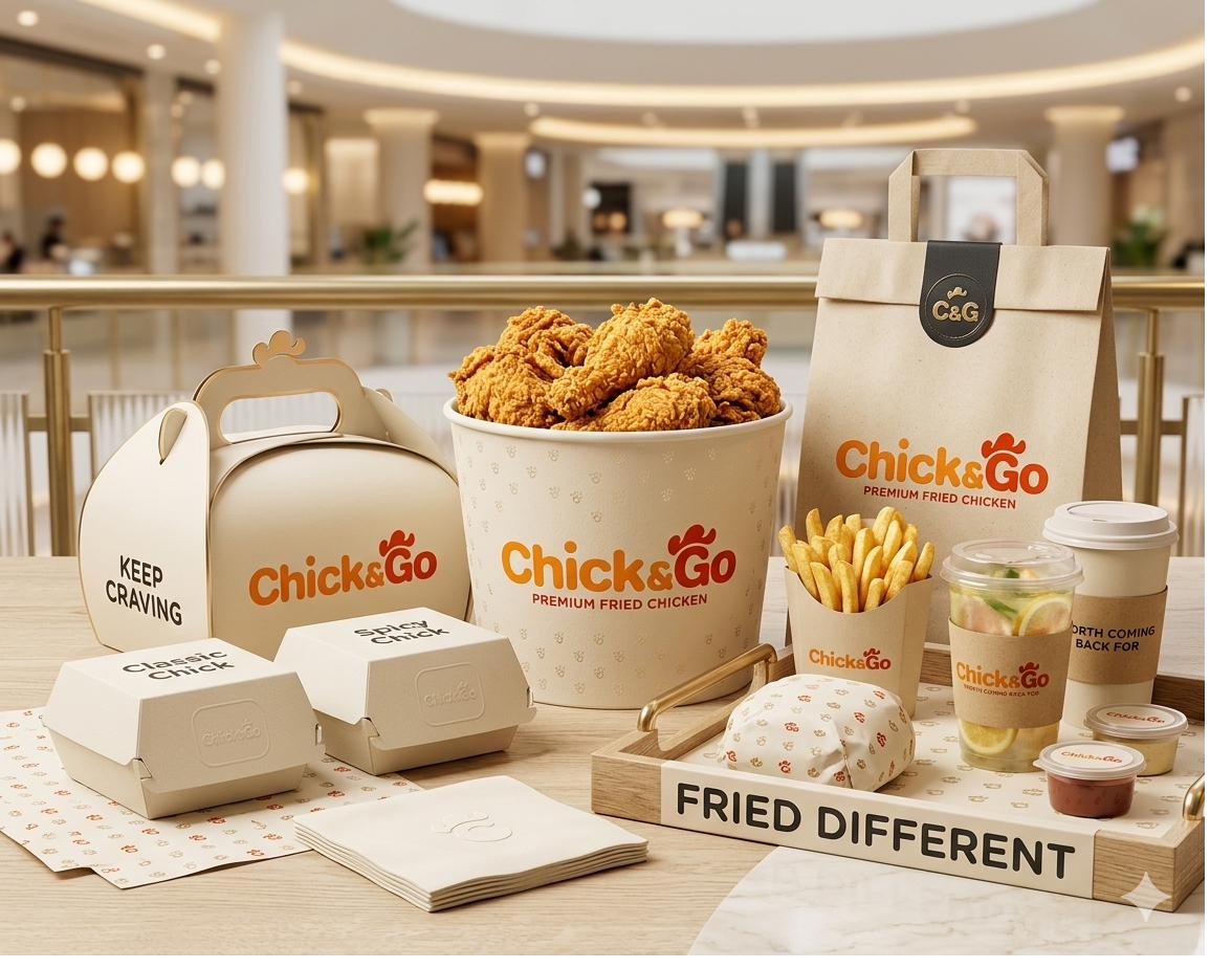 Chick&Go ambalaj ve sunum ürünleri